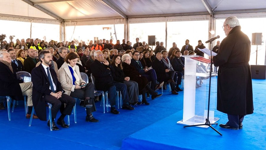 Lançamento da primeira pedra do Alto da Montanha