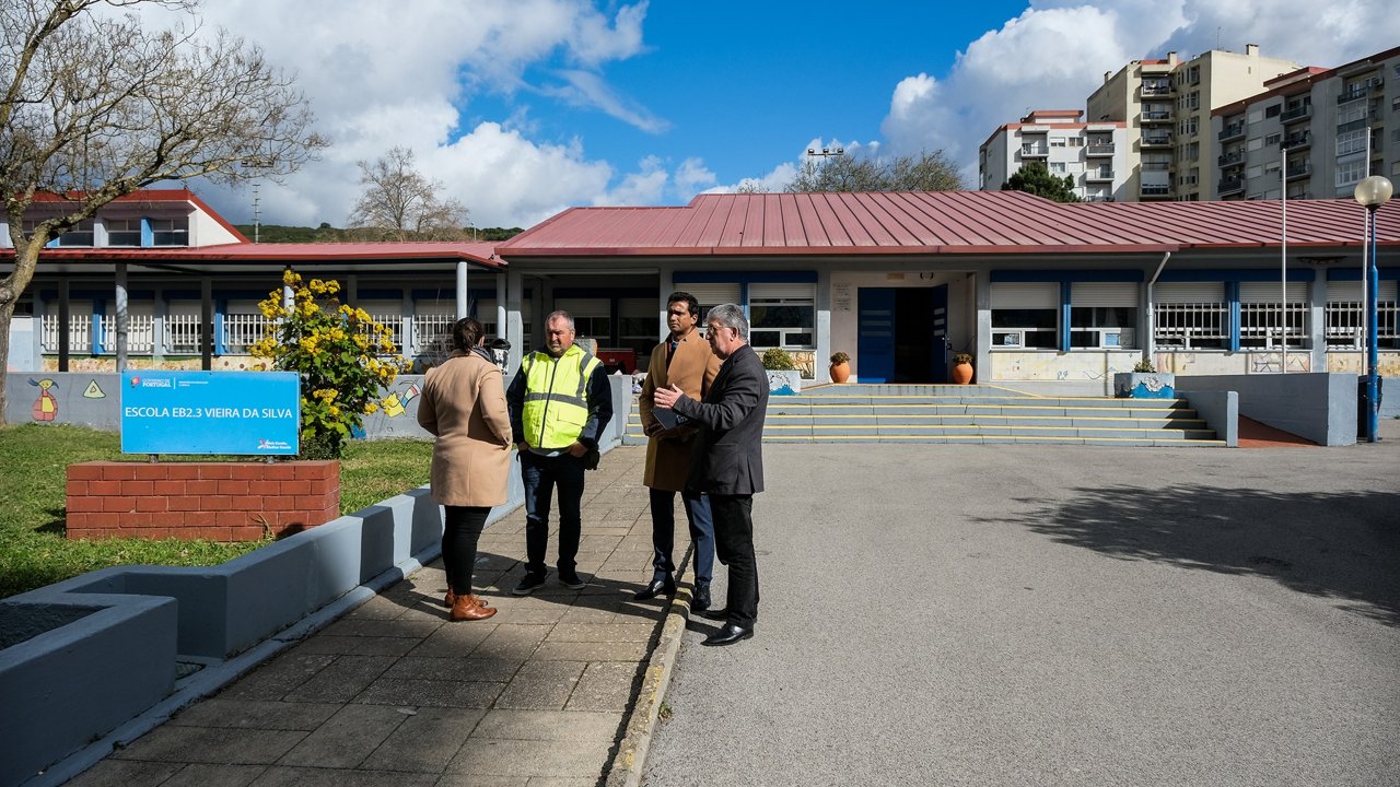 Visita de trabalho à Escola Básica 2.3 Vieira da Silva