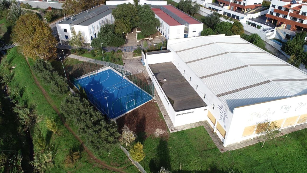 Obras no Pavilhão Desportivo Sophia de Mello Breyner