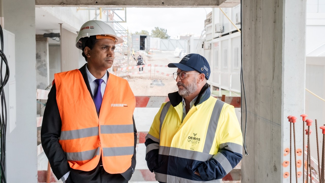 Visita ao empreedimento do Alto da Montanha em Carnaxide