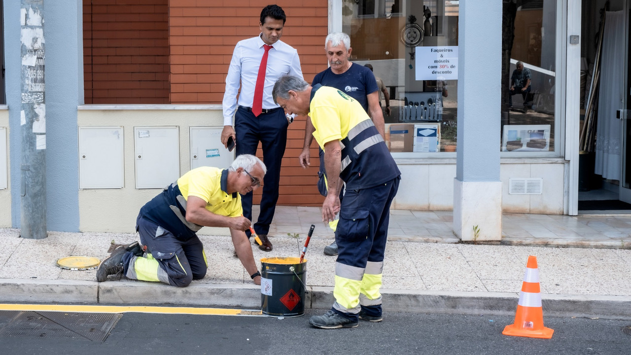 Intervenções junto à ES Camilo Castelo Branco, ao mercado e à PSP