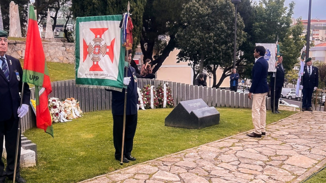 Homenagem aos militares que perderam a vida na Guerra do Ultramar