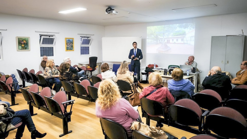 Reunião de início de ano letivo com os professores da Universidade Sénior