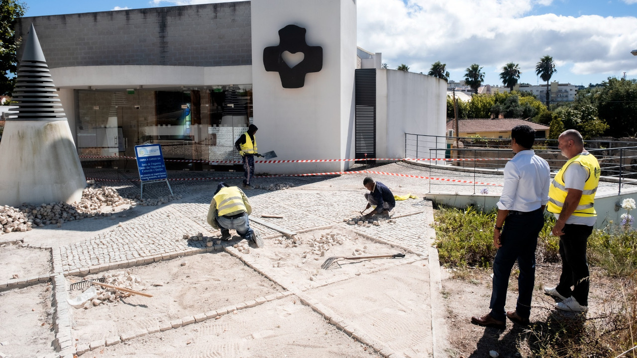 Visita a duas intervenções na zona da Outurela-Portela