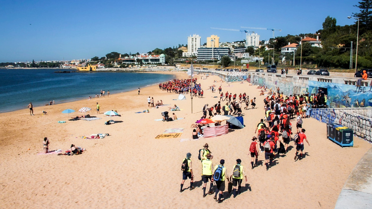 Proteção Civil promove simulacro de tsunami na praia de Caxias