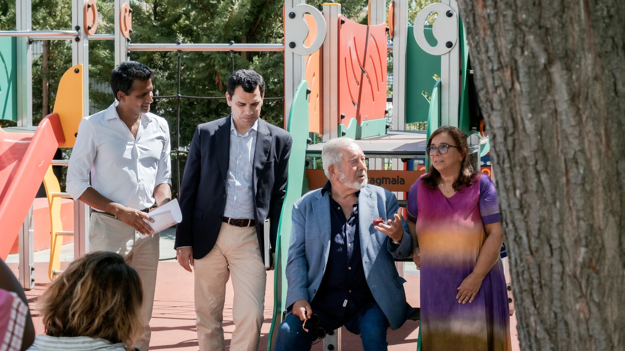 Visita de trabalho à Escola Básica Amélia Vieira Luís