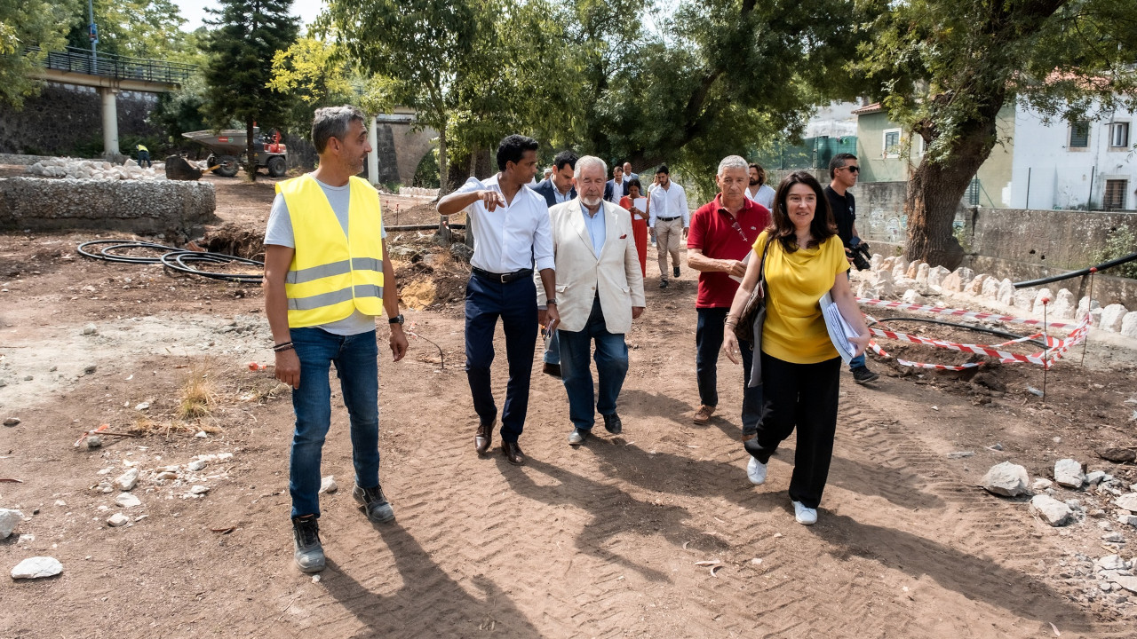 Visita do Presidente Isaltino Morais à Nossa Senhora da Rocha