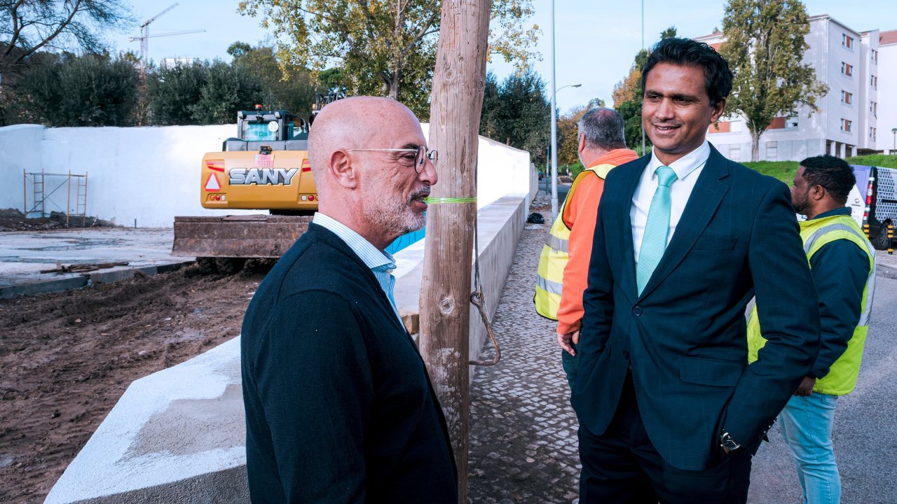 Visita aos Bairros da Portela e São Marçal